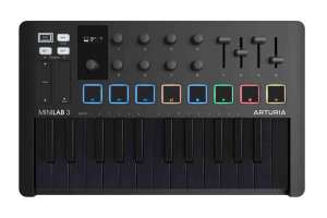 Изображение Arturia MiniLAB 3 Deep Black - MIDI-клавиатура