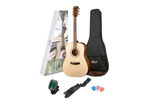 Изображение Cort EARTHPACK-OP Earth Series - Акустическая гитара, комплект