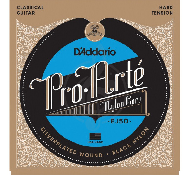 Изображение D'Addario EJ50 PRO ARTE - струны для классической гитары, сильного натяжения