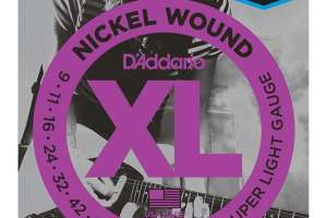 Изображение D'Addario Nickel Wound Super Light 7-String 9-52 EXL120-7 XL Струны для 7-струнной электрогитары
