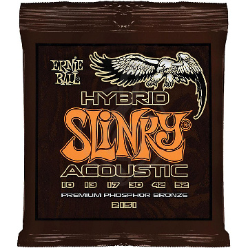 Изображение Ernie Ball 2151 струны для акуст.гитары 10-52