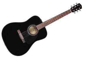 Изображение FENDER CD-60 DREADNOUGHT BLACK акустическая гитара