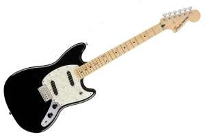 Изображение FENDER FENDER MUSTANG MN Black - Электрогитара
