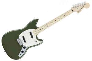 Изображение FENDER MUSTANG MN Olive - Электрогитара