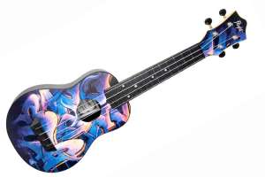 Изображение FLIGHT TUS 40 GRAFFITI - укулеле Travel, сопрано