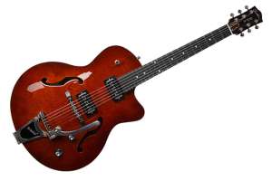 Изображение Godin 047819 5th Ave Uptown T-Armond Havana Burst - Электрогитара арктоп
