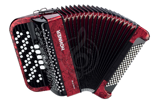Изображение Hohner A4273 NOVA III 96 RED Аккордеон кнопочный