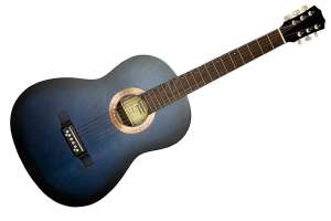 Изображение Кунгурская Акустика F-Blue - Гитара акустическая, синяя