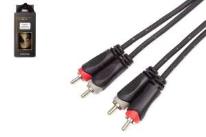 Изображение KUPFERN KRSA25 3M - Шнур аудио 2хRCA папа - 2хRCA папа