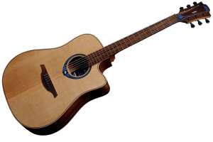 Изображение LAG Guitars THV20DCE Smart с кейсом - Трансакустическая гитара