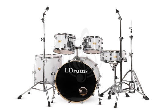 Изображение LDrums 5001011 - Барабанная установка, белая