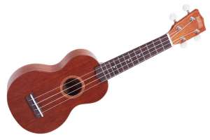 Изображение Mahalo MR1TBR Укулеле  с чехлом, цвет Transparent Brown