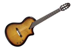 Изображение Martinez Hispania-Sunburst - Классическая гитара со звукоснимателем, санберст