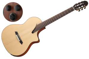 Изображение Martinez MS-14MH - Классическая гитара со звукоснимателем