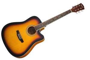 Изображение Mirra MAG-41C-SB - Акустическая гитара, с вырезом, санберст