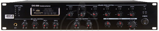 Изображение PROAUDIO EVS-500 трансляционный микшер-усилитель 500 Вт