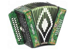 Изображение Шуйская гармонь SZ32XL-C-GR "Шуйская" 25х25-III-2, зеленая