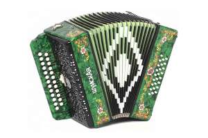 Изображение Шуйская гармонь SZ32XL-G-GR "Шуйская" 25х25-III-2, зеленая