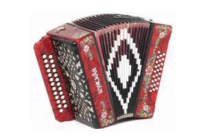 Изображение Шуйская гармонь SZ51XL-F#-RED "Шуйская" 25х25-III, красная