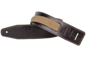 Изображение SOLDIER STP-GL-014 2 - Ремень для гитары, натуральная кожа, коричневый